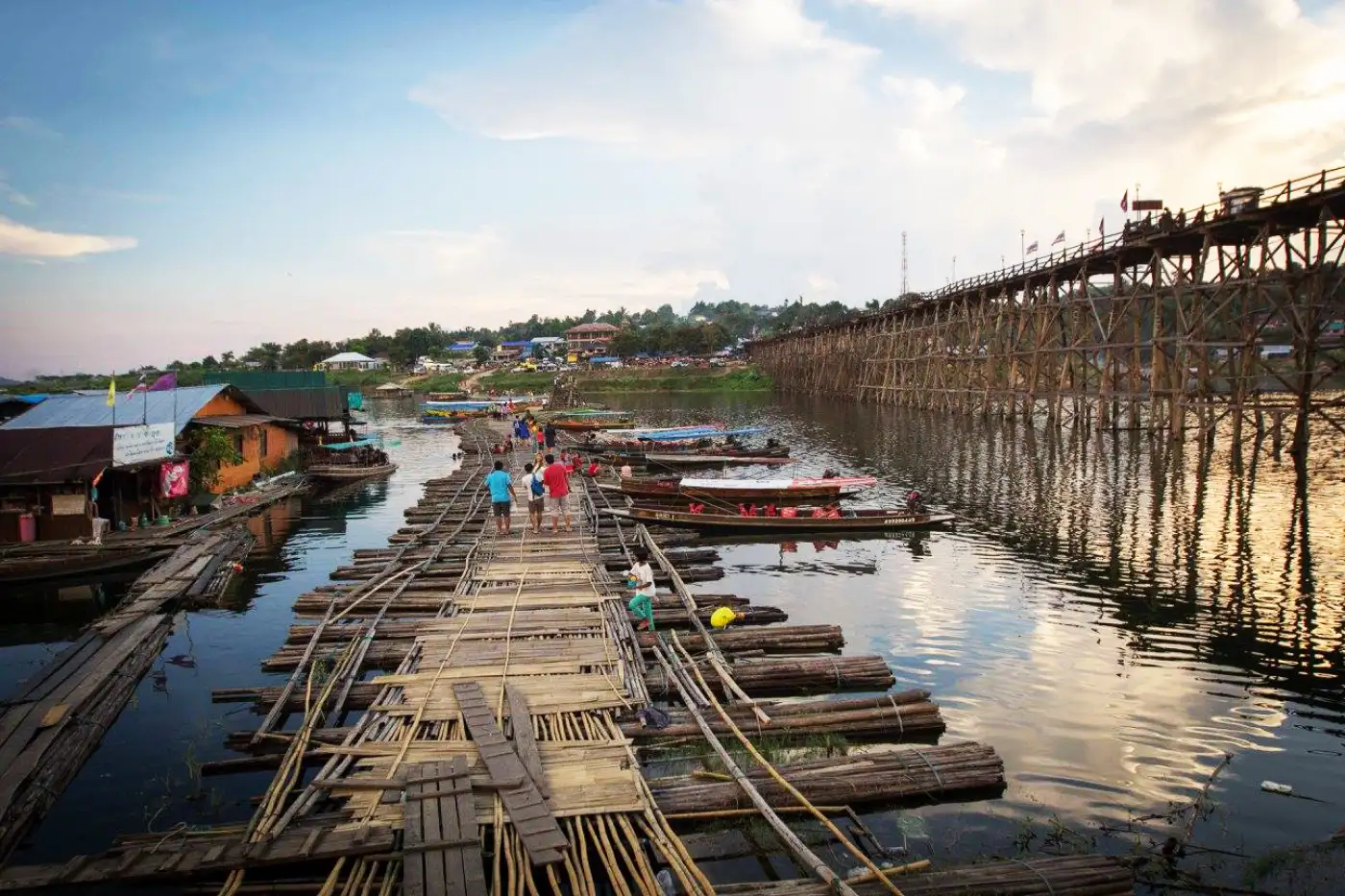 สะพานมอญ อ.สังขละบุรี จ.กาญจนบุรี