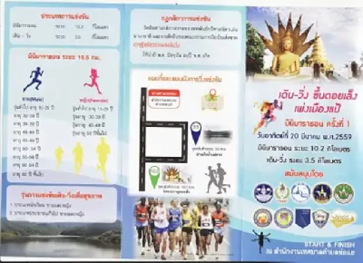 กิจกรรมเดิน-วิ่ง ขึ้นดอยเล็ง เพ่งเมืองแป้ มินิมาราธอน ครั้งที่ 1