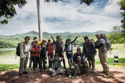 ทริปเดินป่า น้ำตกคลองผักหนาม เดินง่ายๆ นอนชิลๆที่ริมลำธาร ที่สระบุรี (2016)